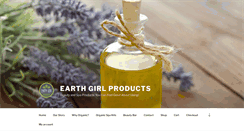 Desktop Screenshot of earthgirlproducts.com