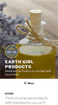 Mobile Screenshot of earthgirlproducts.com